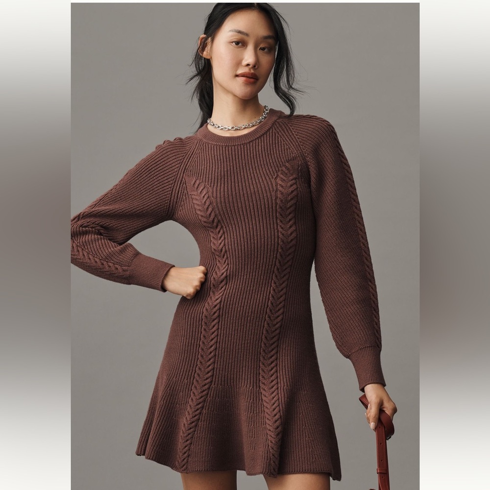NWT Anthropologie Knit Skater dress